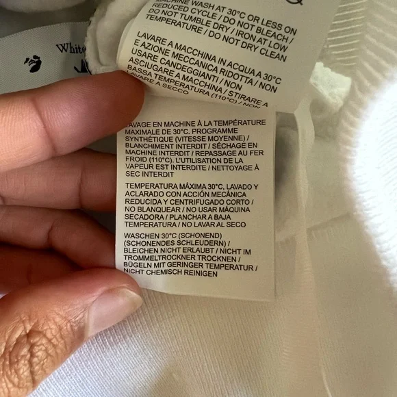 OFF-WHITE Diagonal Helvetica Oversized Hoodie White/Black
